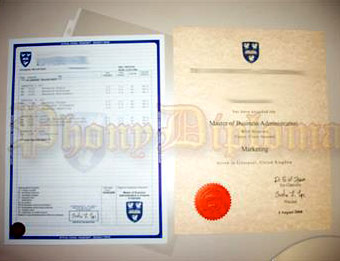 University of Liverpool - Fake Diploma Sample from United Kingdom